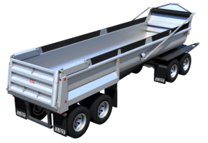 4-Axle End Dump Trailer Manufacturer Fabrication BC Canada Truck Bodies